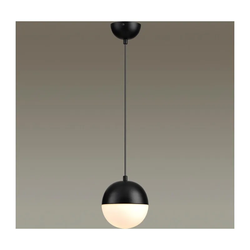 4958/1 PENDANT ODL22 393 черный/металл/белый/стекло Подвес E27 1*40W PINGA 2