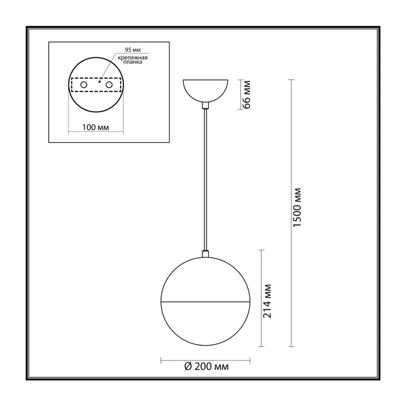 4960/1A PENDANT ODL22 393 античн.бронза/металл/белый/стекло Подвес E27 1*40W PINGA 3
