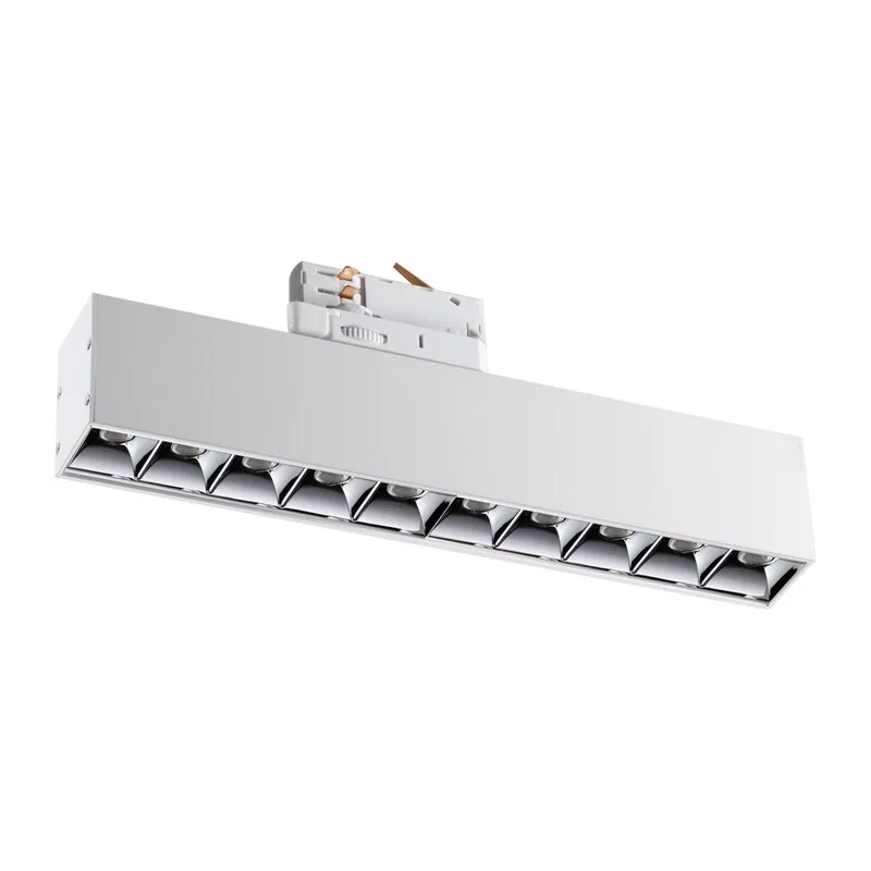 358862 PORT NT22 308 белый Светильник трехфазный трековый светодиодный IP20 LED 4000K 16W 220V ITER 2