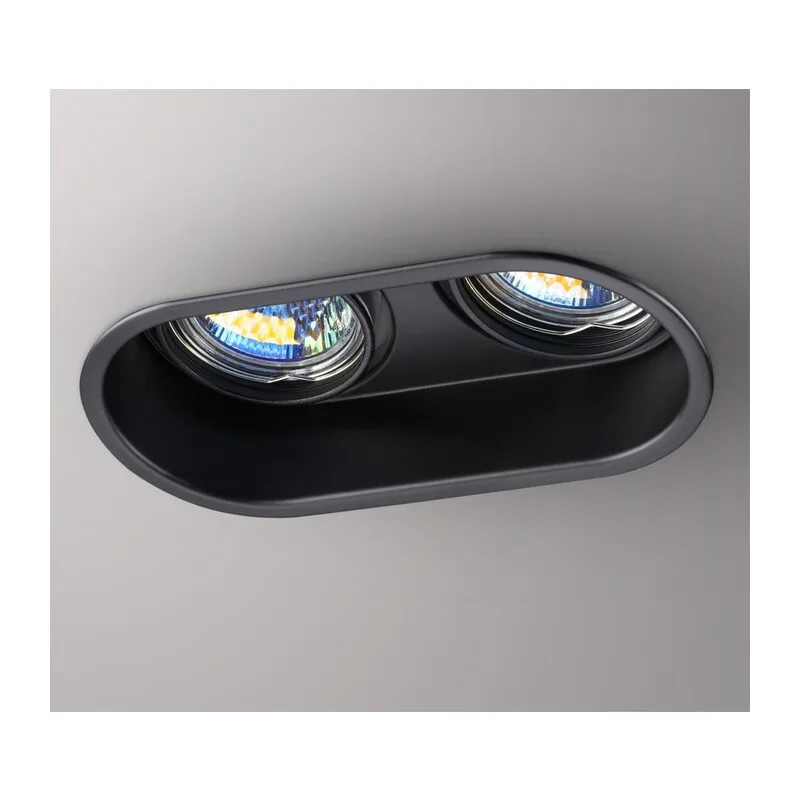 370841 SPOT NT22 578 черный Светильник встраиваемый IP20 GU10 2*50W 220V CLOUD 2