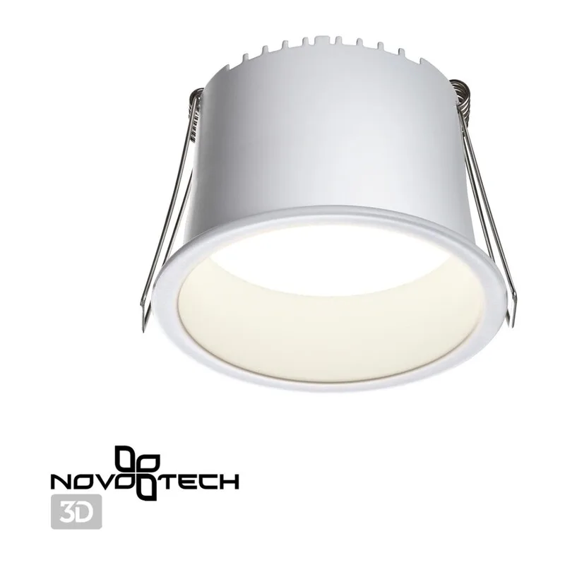 359234 SPOT NT23 536 белый Светильник встраиваемый светодиодный IP20 LED 9W 220V 540Лм 3000К TRAN 4