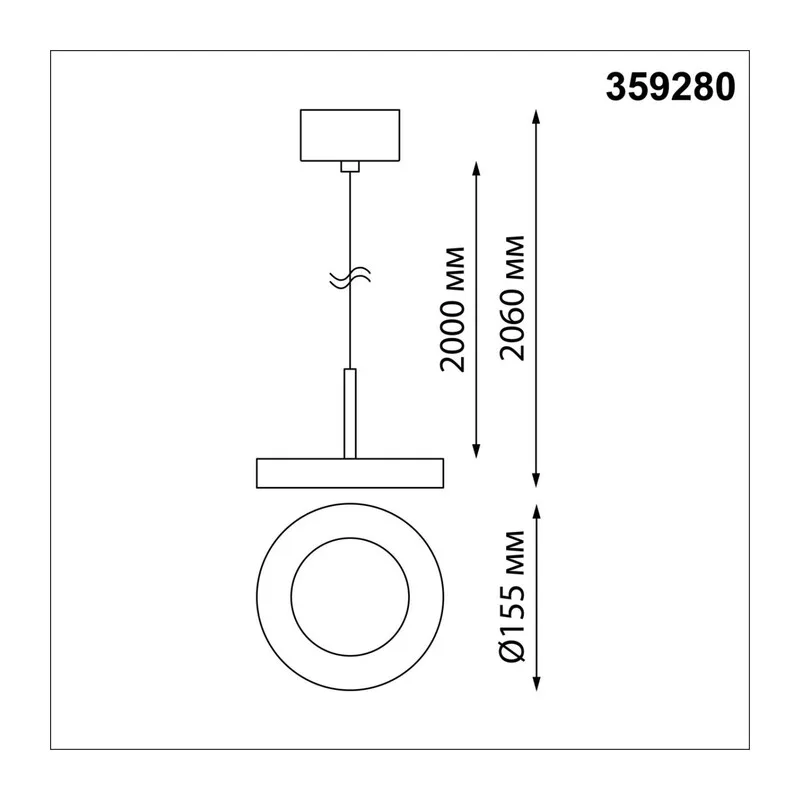 359280 OVER NT23 280 белый Светильник накладной светодиодный IP20 LED 18W 85-265V 1350Лм 3000К MIRROR 2
