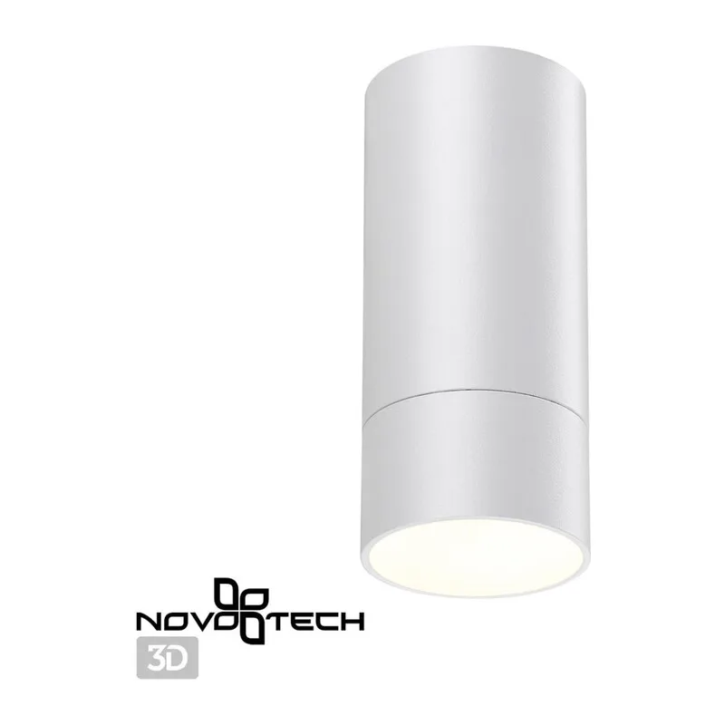 370864 OVER NT22 468 белый Светильник накладной IP20 GU10 9W 220V SLIM 2
