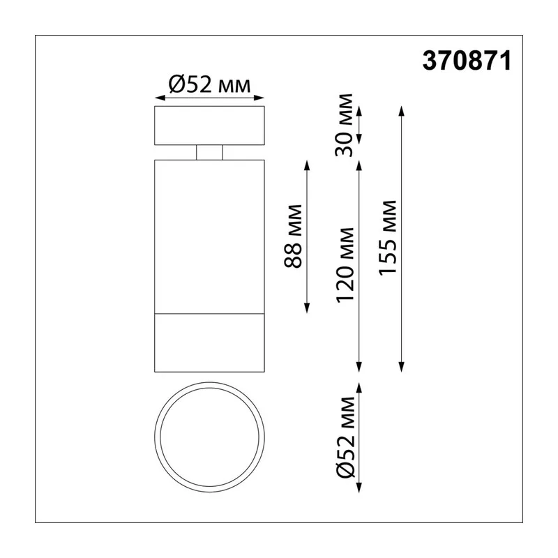 370871 OVER NT22 469 черный/золото Светильник накладной IP20 GU10 9W 220V SLIM 3