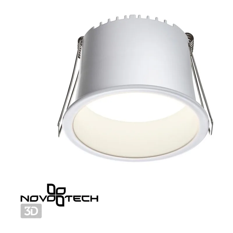 358899 SPOT NT22 536 белый Светильник встраиваемый светодиодный IP20 LED 4000К 9W 220V TRAN 3