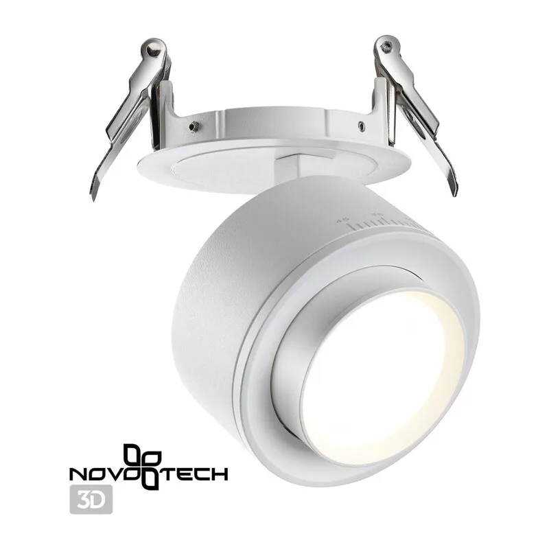 358945 SPOT NT22 456 белый Светильник встраиваемый светодиодный IP20 LED 4000К 18W 220V EDDY 6