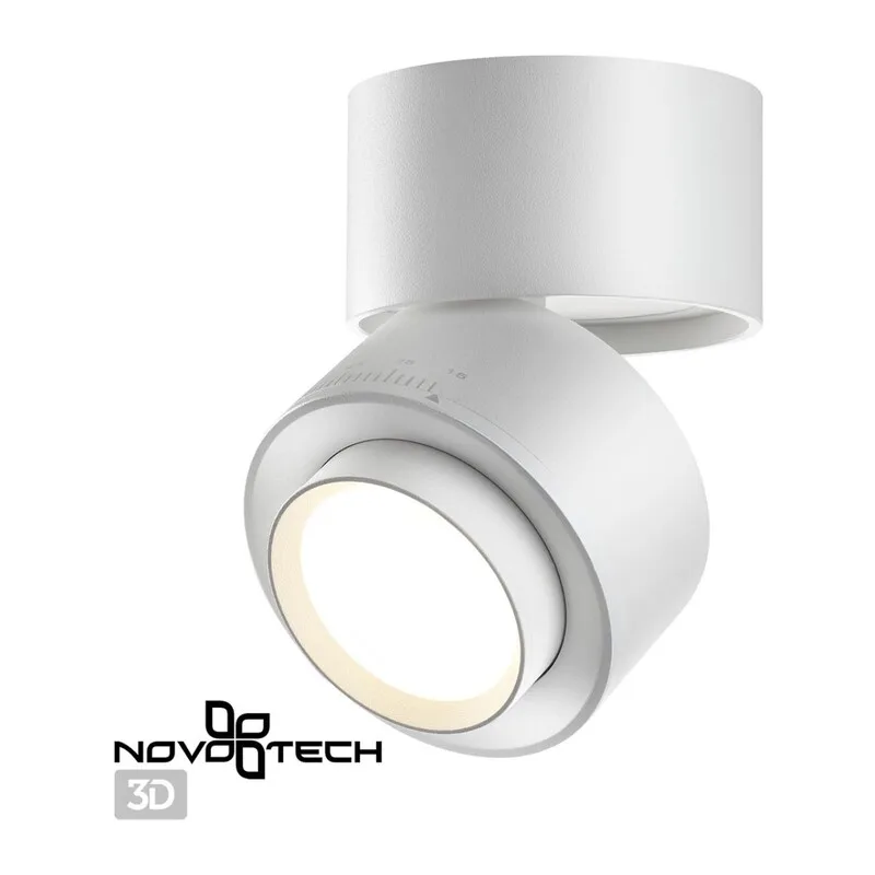 358947 OVER NT22 418 белый Светильник накладной светодиодный IP20 LED 4000К 18W 220V EDDY 4