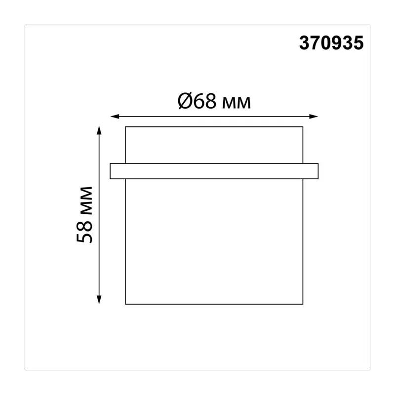 370935 SPOT NT22 514 черный Встраиваемый светильник IP20 GU10 50W 220V BUTT 4