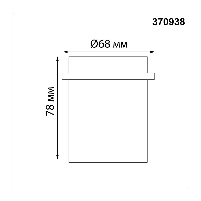 370938 SPOT NT22 514 белый Встраиваемый светильник IP20 GU10 50W 220V BUTT 4