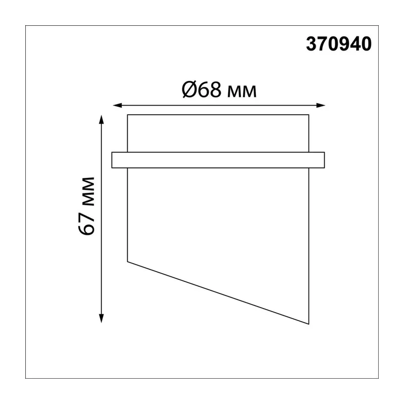 370940 SPOT NT22 514 белый Встраиваемый светильник IP20 GU10 50W 220V BUTT 4