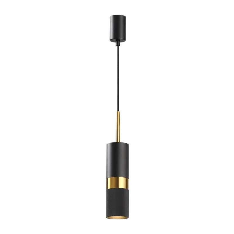 4356/1 HIGHTECH ODL23 329 черный/золотистый/металл Подвесной св-к IP20 LED GU10 10W BULLET 2