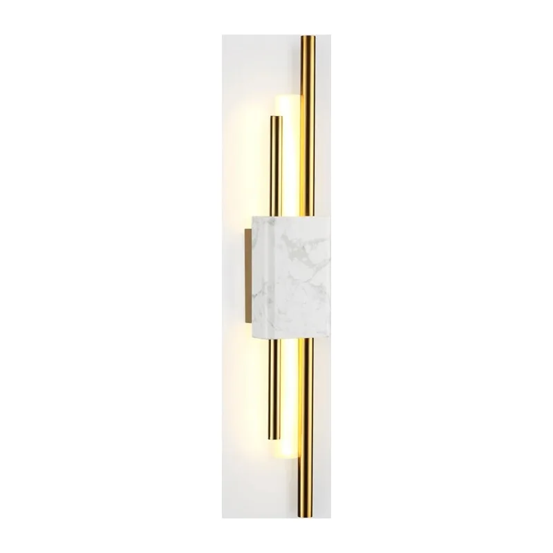 4359/10WL MIDCENT ODL23 175 белый мрамор/золотистый металл Настенный светильник IP20 LED 10W 655Лм 3000K MARMI 2