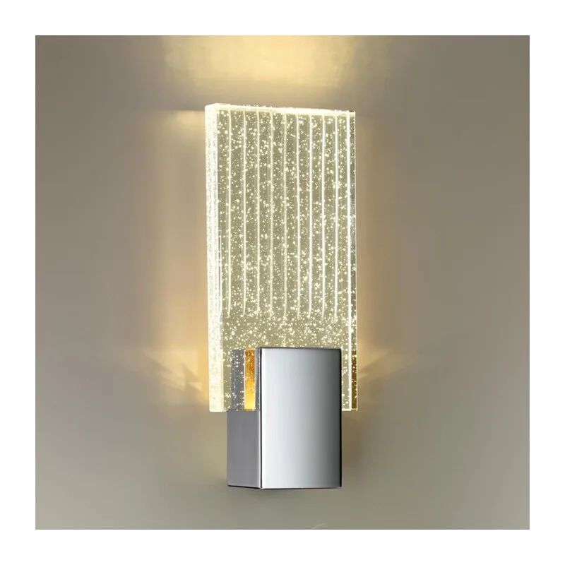 4363/5WL HIGHTECH ODL23 433 хром полированный/металл/стекло Настенный св-к IP20 LED 5W 261Лм 3000K RICCI 2