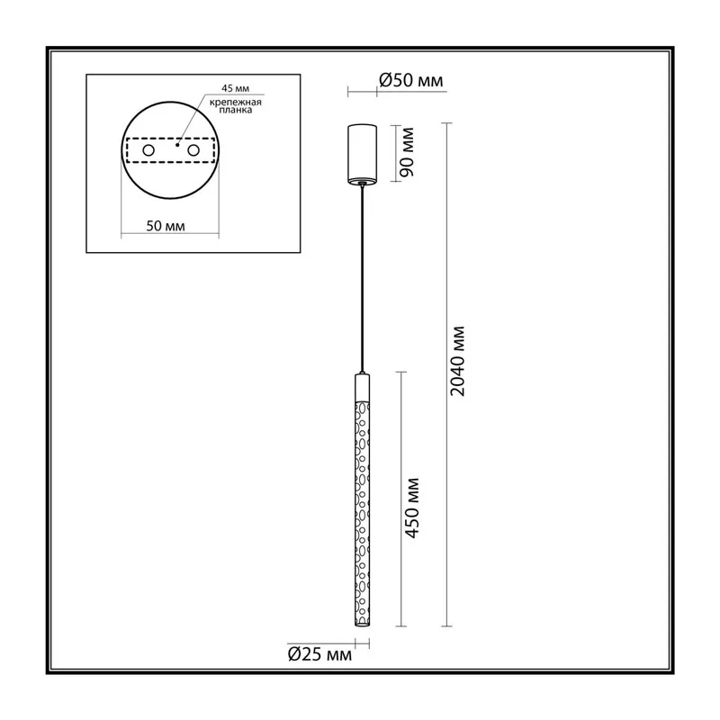 4369/5L HIGHTECH ODL23 235 полированное золото/акрил с пузырьками Подвесной св-к IP20 LED 4W 200Лм 3000K SPARKY 3
