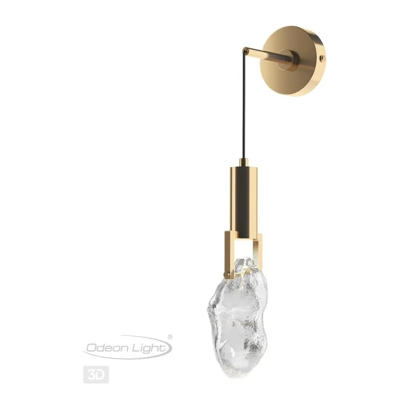 4372/5WL MIDCENT ODL23 239 античная бронза/металл/стекло Настенный св-к IP20 LED 200Лм 5W 3000K LIA 3