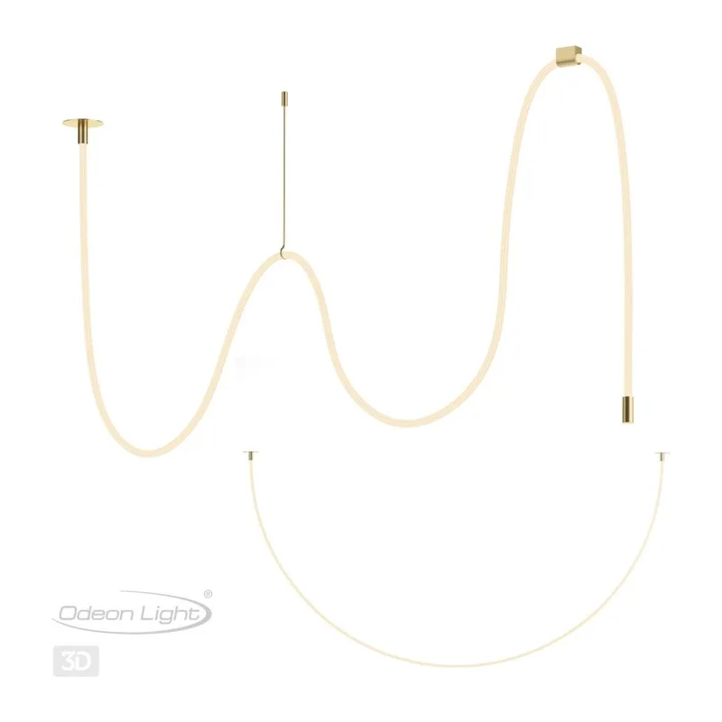 4399/40CL HIGHTECH ODL23 301 ант.бронза/металл/канат Потолочный св-к встраиваемый (2 крепления и крючок в комплекте) IP20 LED 40W 1580Лм 3000K CORDA 5