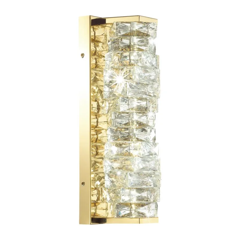 4999/10WL HALL ODL23 623 золотой/прозрачный/металл/хрусталь Бра LED 10W 4000K STRAZA