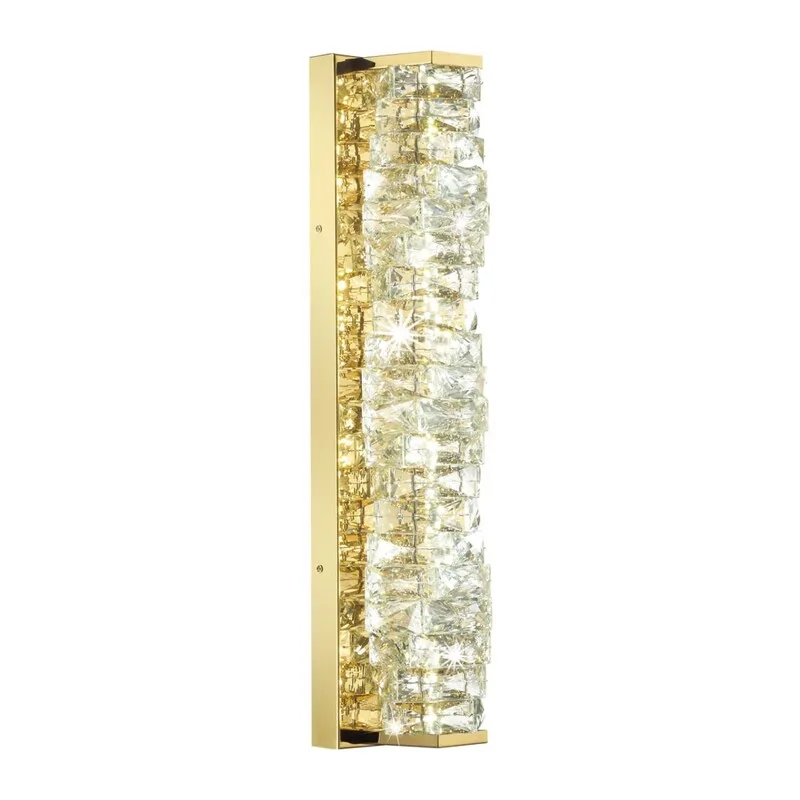 4999/15WL HALL ODL23 623 золотой/прозрачный/металл/хрусталь Бра LED 15W 4000K STRAZA