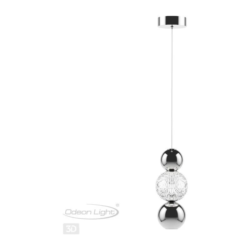 5007/7LA L-VISION ODL23 573 хром/прозрачный/металл/акрил Подвес LED 7W 4000K 300Лм CRYSTAL 3