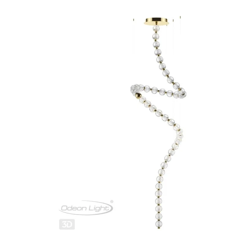 5008/132L L-VISION ODL23 579 золотой/прозрачный/металл/акрил Люстра LED 132W 4000K 6600Лм CRYSTAL 4