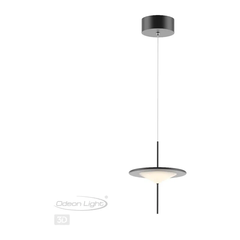 5012/10L L-VISION ODL23 389 черный/белый матовый металл/акрил Подвес LED 10W 3000K STEKA 4