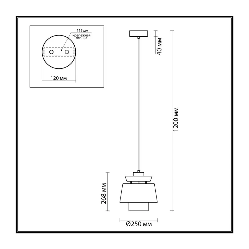 4992/1 PENDANT ODL23 381 св. коричневый/золотой/металл/экокожа Подвес E27 60W KRESSA 5