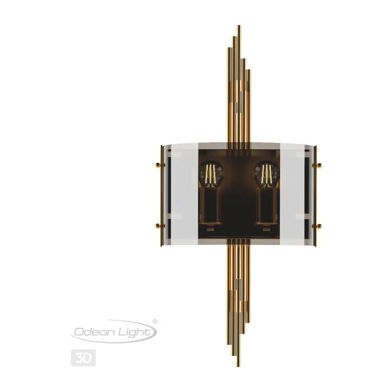 4895/2WA MODERN ODL_EX23 000 бронзовый/дымчатый/металл/стекло Бра E27 2*40W MARGARET 4