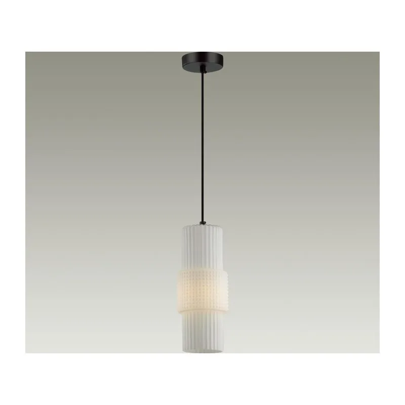 5017/1 MODERN ODL23 405 черный/белый матовый металл/стекло Подвес E14 1*40W PIMPA 3