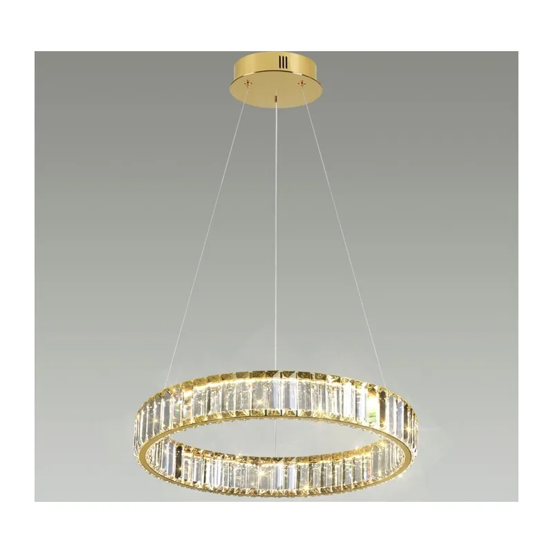 5015/30L L-VISION ODL23 587 золотой/прозрачный металл/хрусталь Люстра LED 30W 4000K 3000Лм VEKIA 2