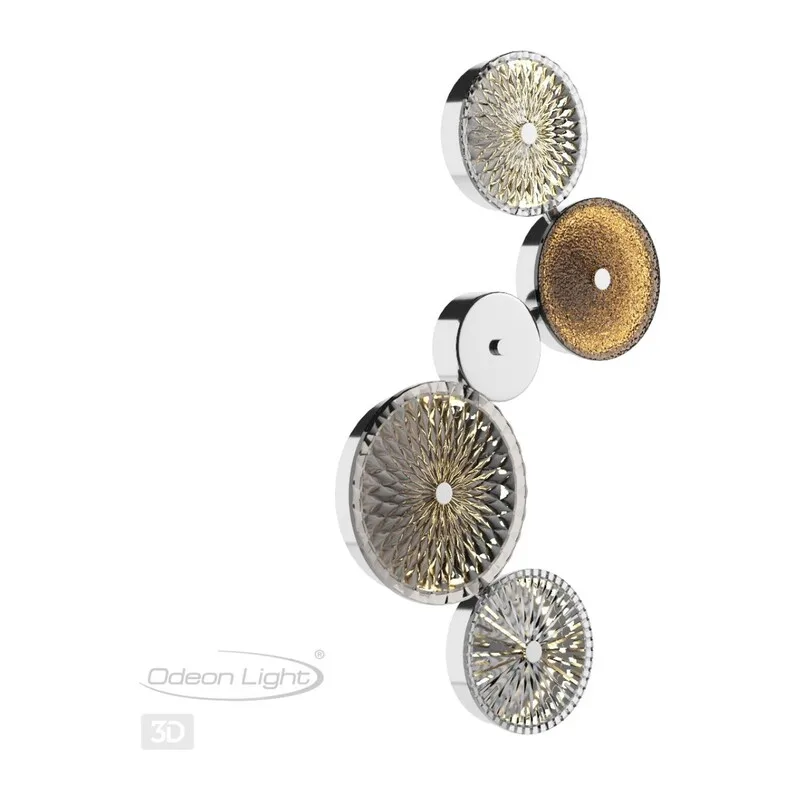 5416/26WL L-VISION ODL_EX23 145 хром/разноцветный металл/стекло Бра LED 26W 4000K CARAMELLA 4