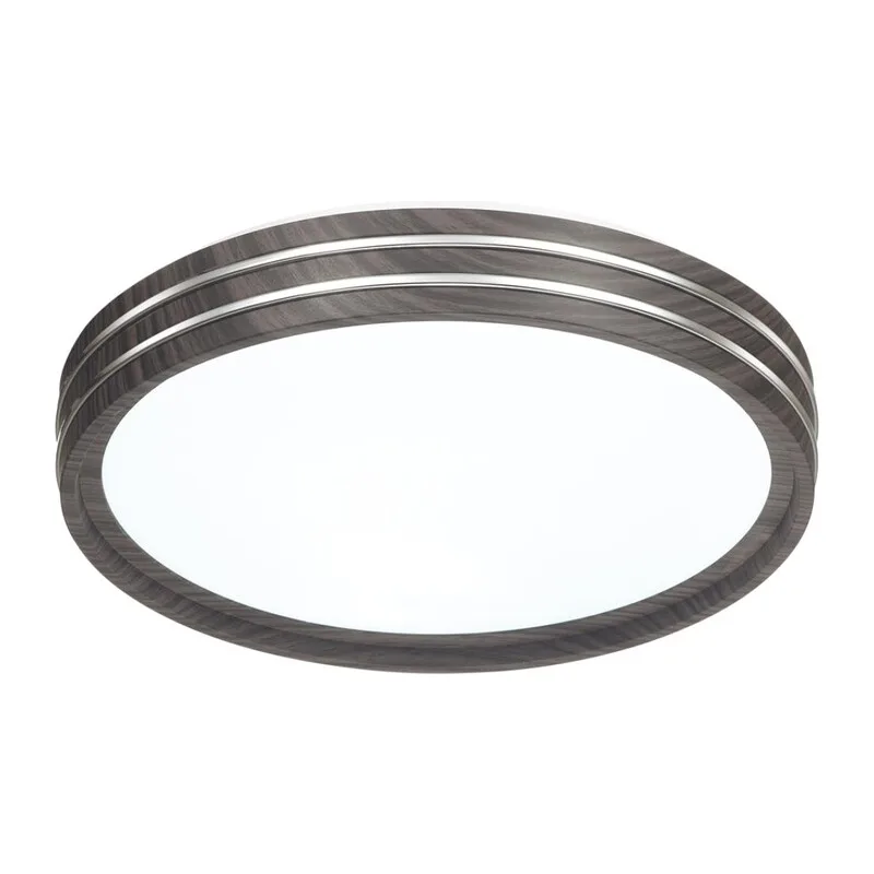 7604/DL PALE SN 176 Светильник пластик/белый/венге/хром LED 48Вт 4000К D390 IP43 TROSTO 4