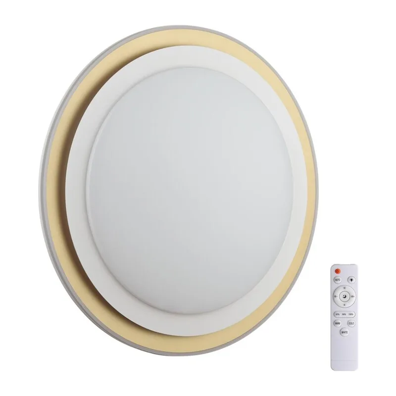 7630/DL PALE SN 151 Светильник пластик/золотистый LED 48Вт 3000-6300K D410 IP43 пульт ДУ SETTA