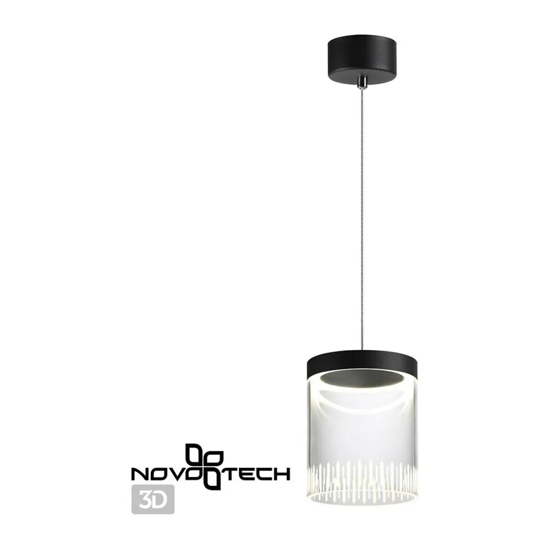 359008 OVER NT23 197 черный Светильник накладной светодиодный IP20 LED 4000K 18W 85-265V AURA 4