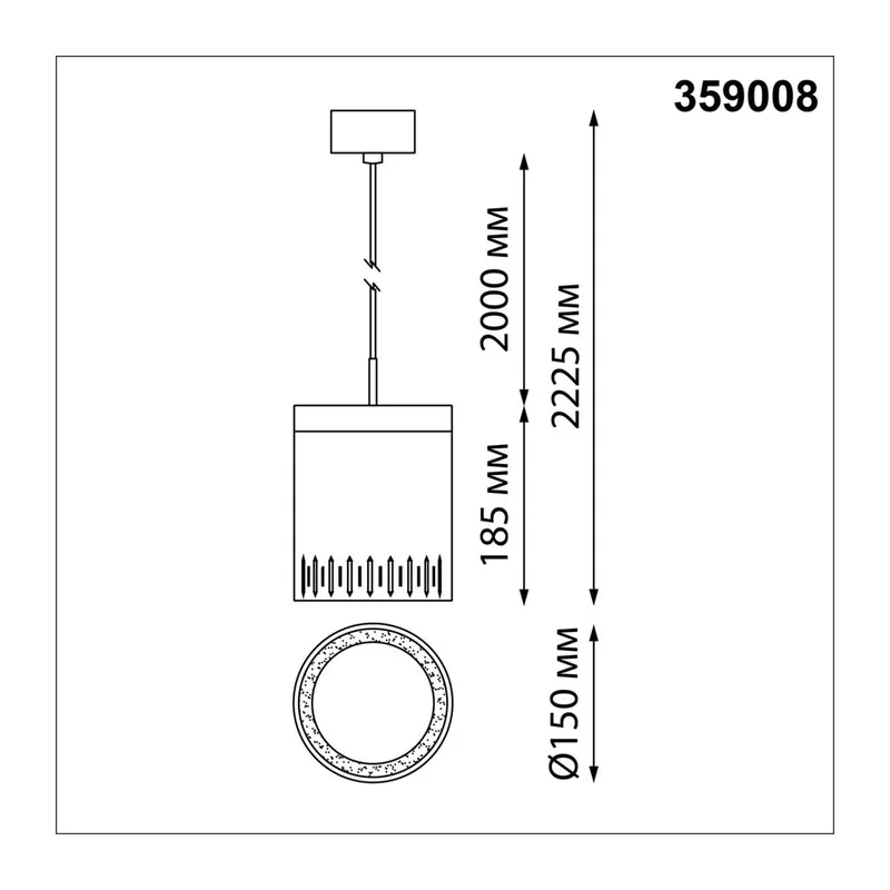 359008 OVER NT23 197 черный Светильник накладной светодиодный IP20 LED 4000K 18W 85-265V AURA 5