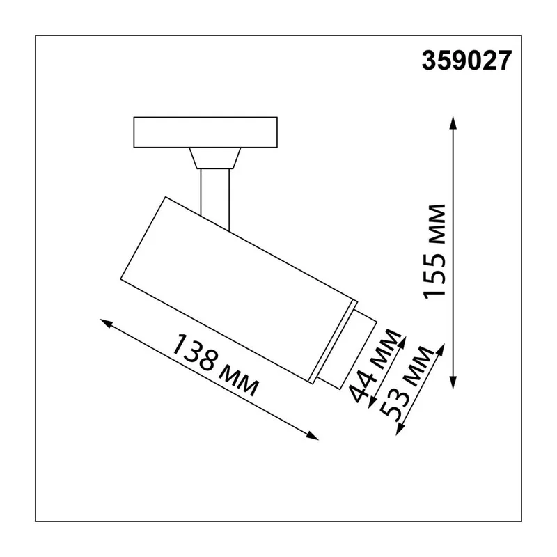 359027 PORT NT23 198 черный Однофазный двухжильный трековый светильник с перекл. цв.температуры,мощности IP20 LED 3000К\4000К\6000К 5W/9W/13W 220V NAI 5