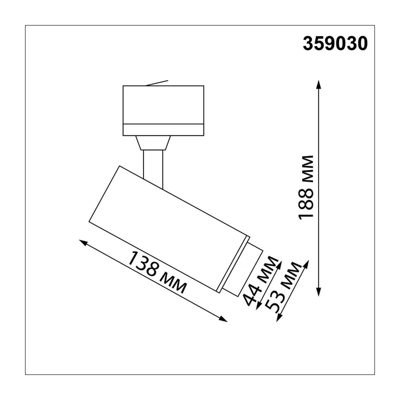359030 PORT NT23 266 белый Трехфазный трековый светильник с переключателем цветовой температуры и мощности IP20 LED 3000К\4000К\6000К 5W/9W/13W 220V N 6