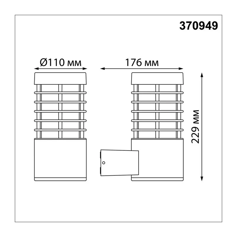 370949 STREET NT23 662 темно-серый Светильник ландшафтный IP54 E27 15W 220-240V COVER 4