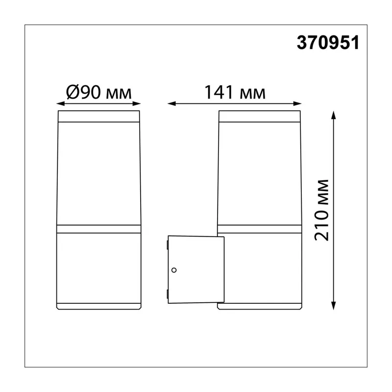 370951 STREET NT23 664 темно-серый Светильник ландшафтный IP54 E27 15W 220-240V VIDO 3