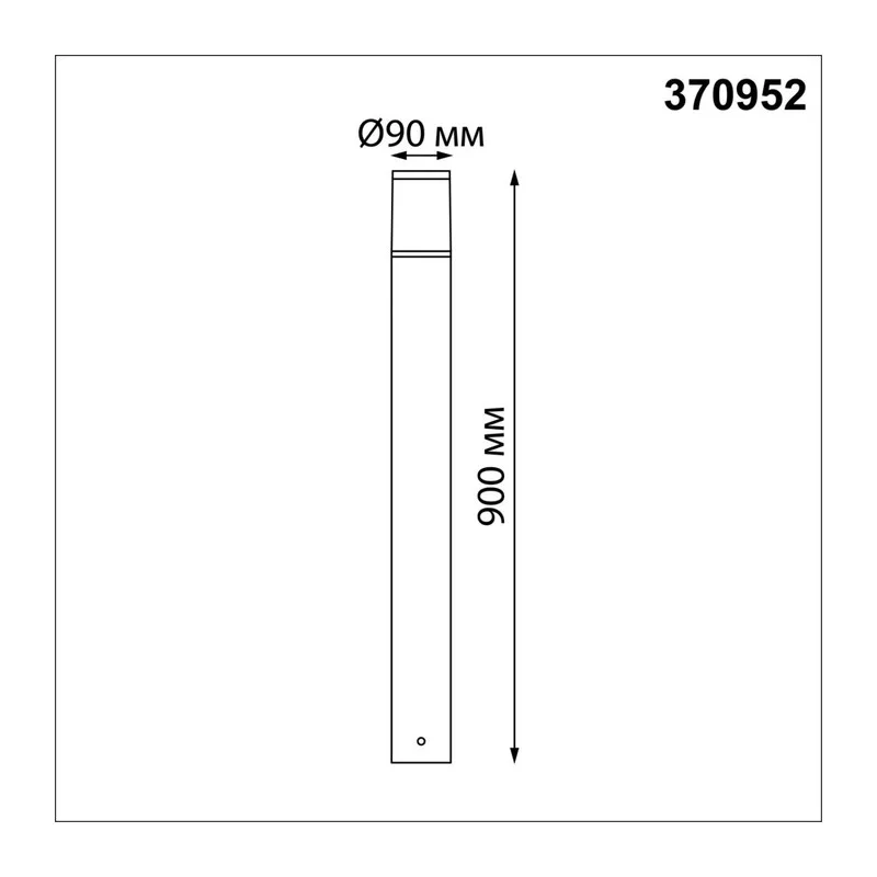 370952 STREET NT23 664 темно-серый Светильник ландшафтный IP54 E27 15W 220-240V VIDO 3