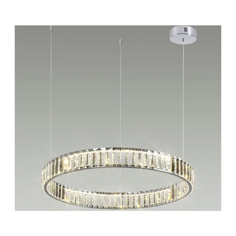 4930/36L L-VISION ODL24 591 хром/прозрачный металл/хрусталь Люстра LED 36W 4000K 4280Лм VEKIA 3