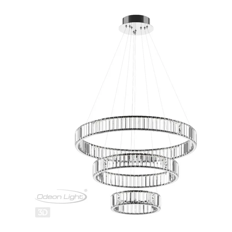 4930/88L L-VISION ODL24 593 хром/прозрачный металл/хрусталь Люстра LED 88W 4000K 10200Лм VEKIA 4