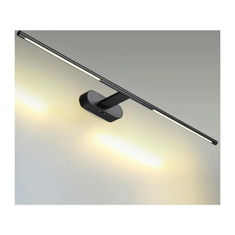 6634/9WL HIGHTECH ODL24 483 металл/черный/акрил Настенный светильник IP20 LED 8W 3000K/3800K/5100K (перекл ч/з тумблер) 220V ALEDO 2