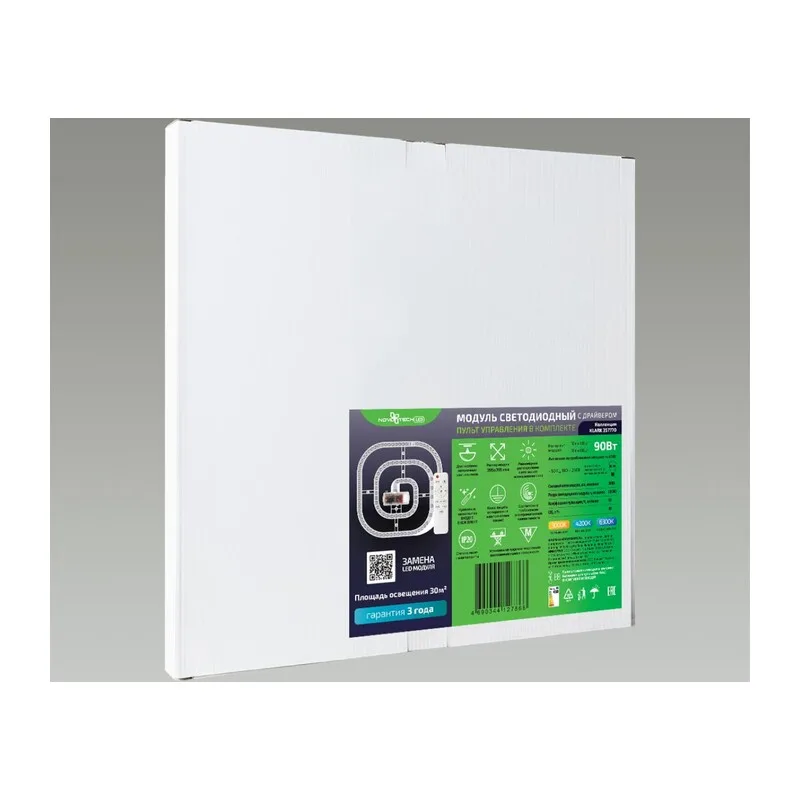 357770 KLARK NT23 Модуль LED 90Вт c ДУ (NEW) 3000-6300K 395х395 IP20 3