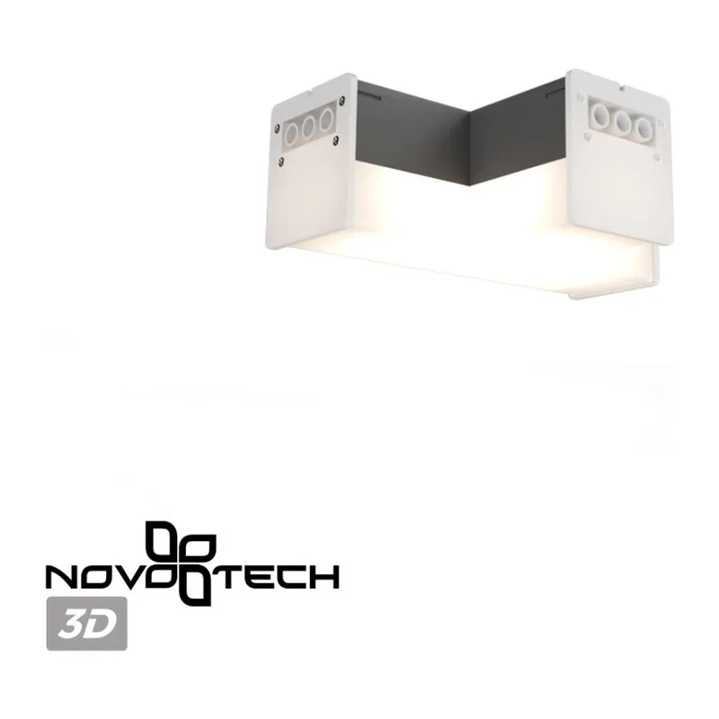 359115 OVER NT23 076 черный Светильник-соединитель "Т"- образный IP20 LED 10W 4000K 100-265V 900Лм BITS 5