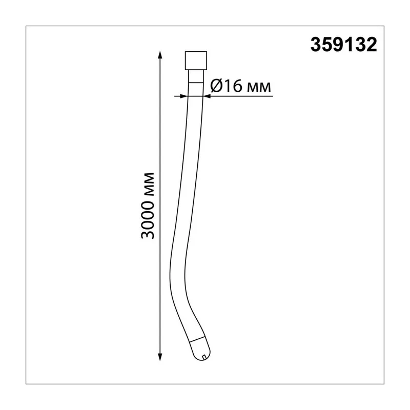 359132 KONST NT23 084 черный Светильник светодиодный IP20 LED 3000K 38W 170-265V 3800Лм RAMO 4