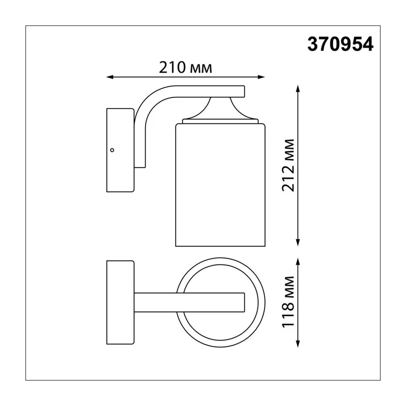 370954 STREET NT23 356 черный Светильник ландшафтный IP54 E27 max 60W 220-240V NAMI 4