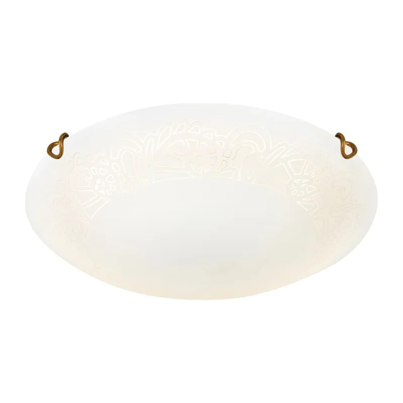 7602/DL SNOK SN 000 Светильник стекло/белое/золото LED 48Вт 4000K D405 IP20 AMMONITE 5