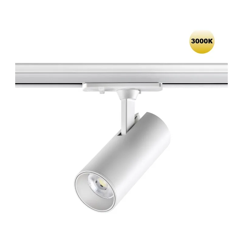 359147 PORT NT23 200 белый Светильник трековый однофазный двухжильный IP20 LED 15W 220V 3000К 1440Лм SELENE