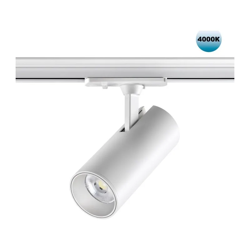 359160 PORT NT23 238 белый Светильник трековый однофазный трехжильный IP20 LED 24W 220V 4000К 2300Лм SELENE