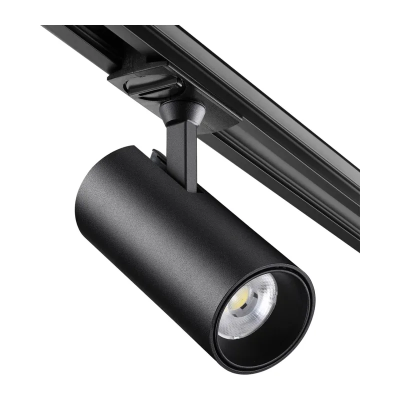 359161 PORT NT23 238 черный Светильник трековый однофазный трехжильный IP20 LED 24W 220V 3000К 2300Лм SELENE 4